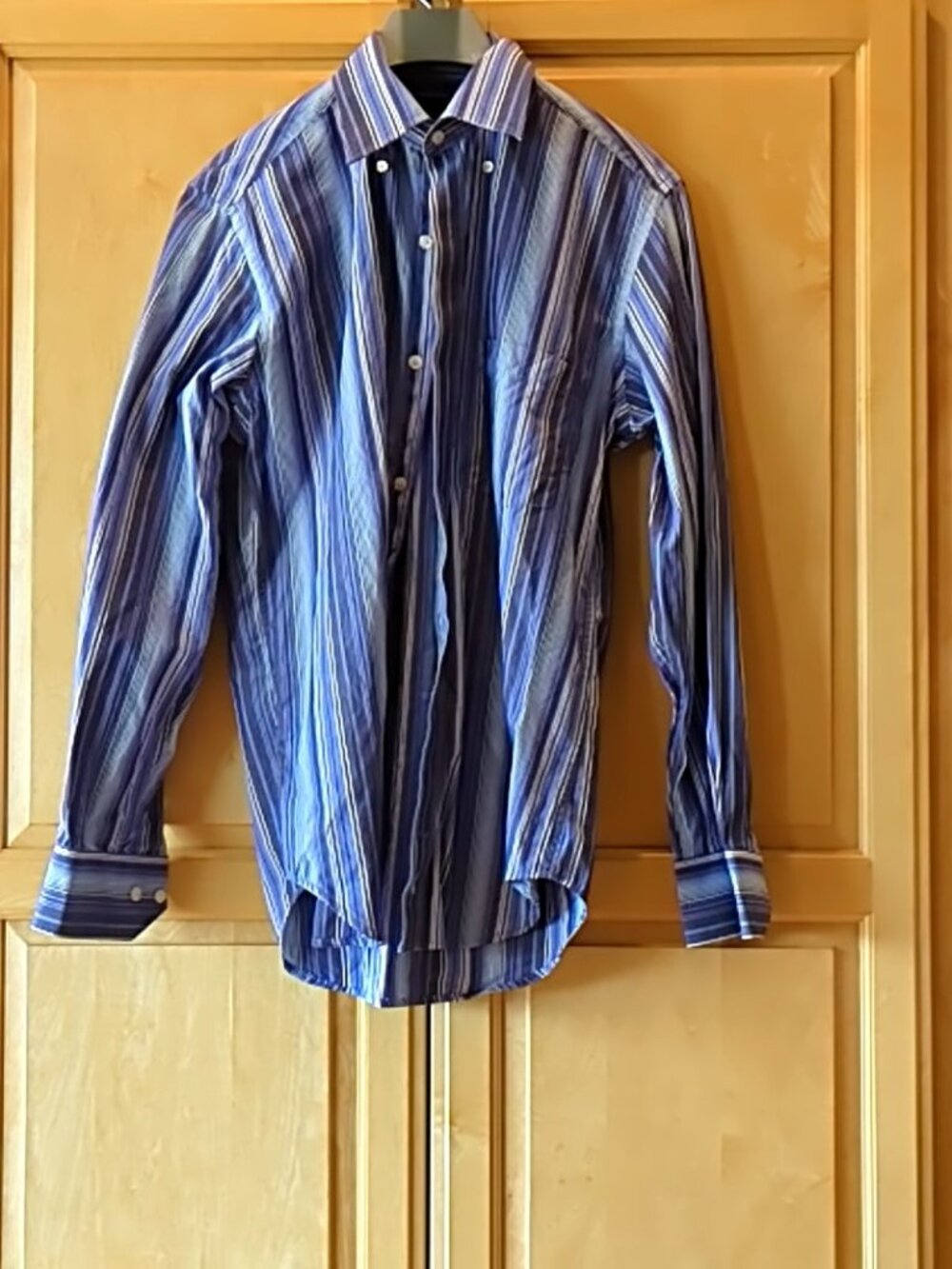 Blue Striped Button Down